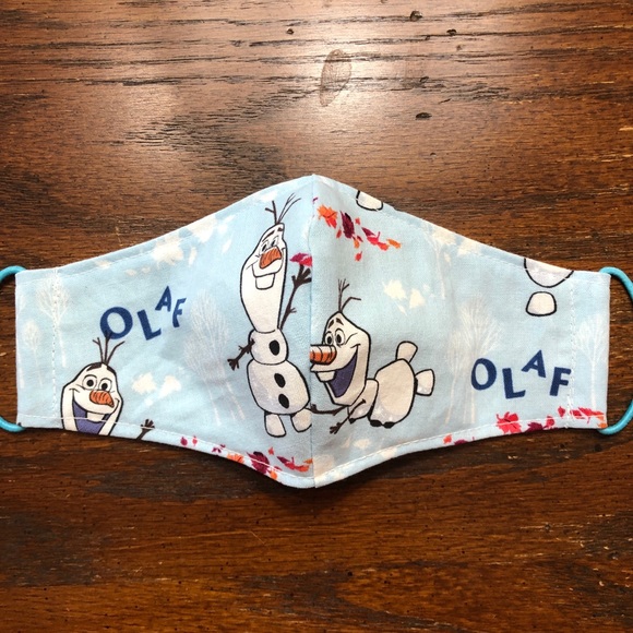 Custom Made Other - HP Toddler Olaf Frozen Washable Shaped Face Mask